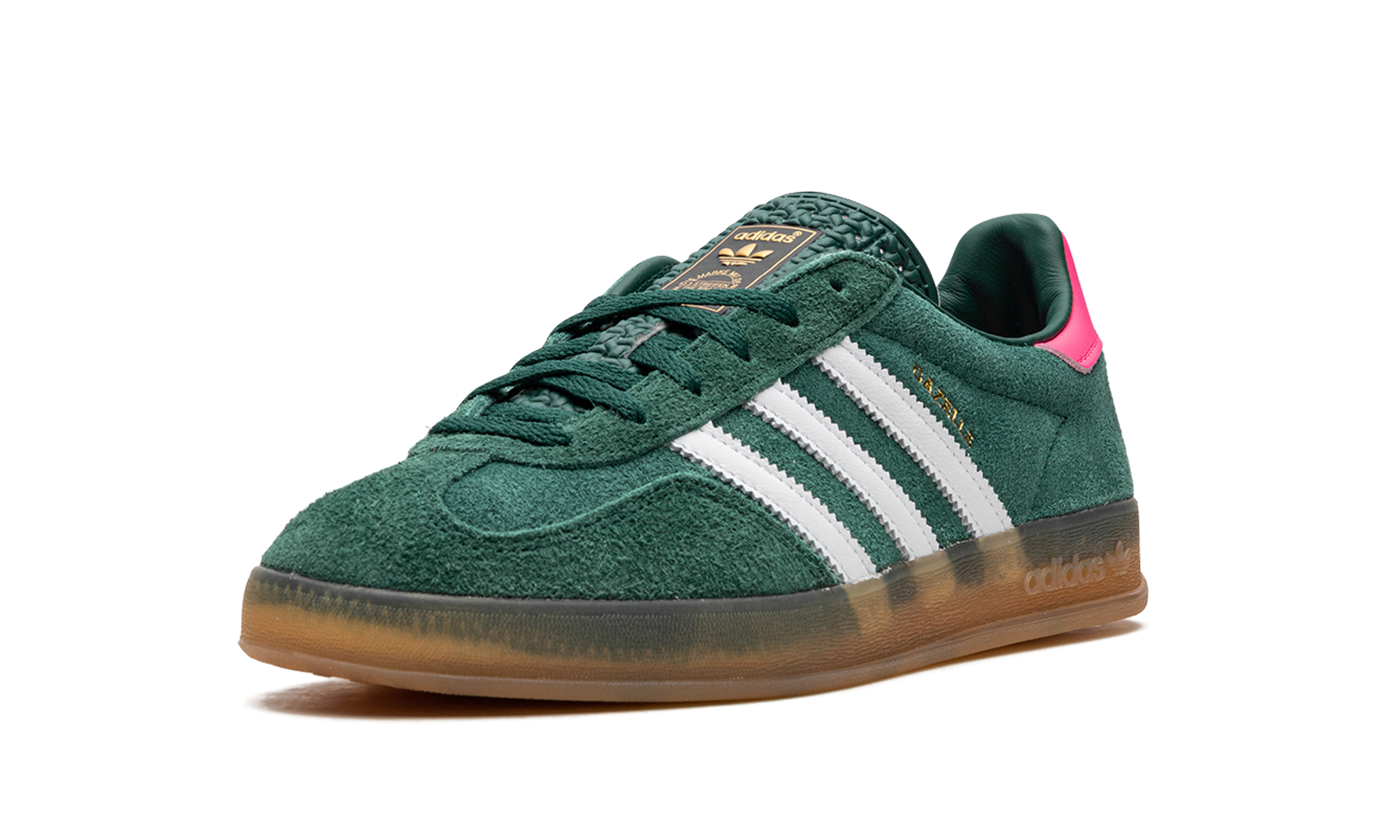 Adidas Gazelle Indoor Collegiate Green Lucid Pink
