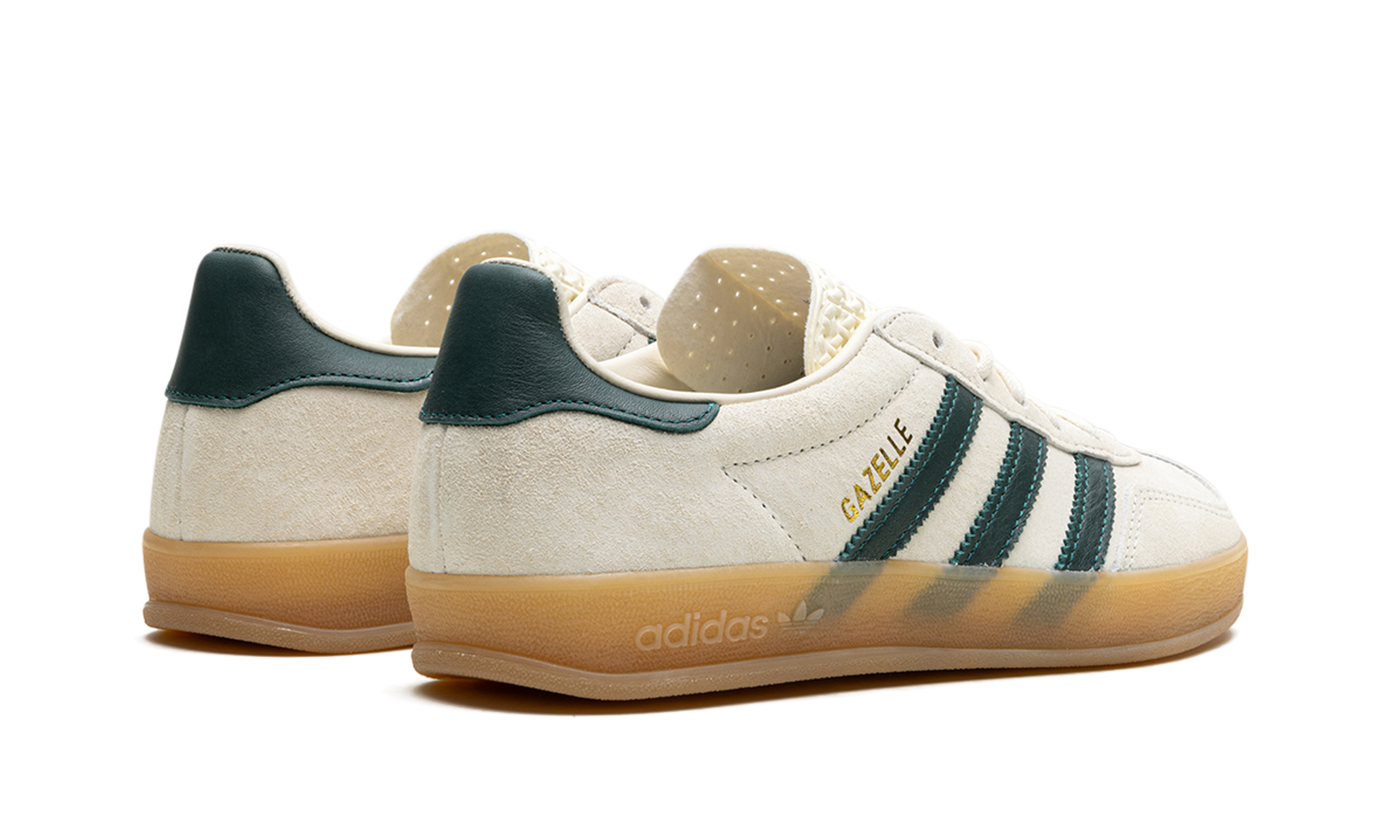 Adidas Gazelle Indoor Cream White Collegiate Green Gum