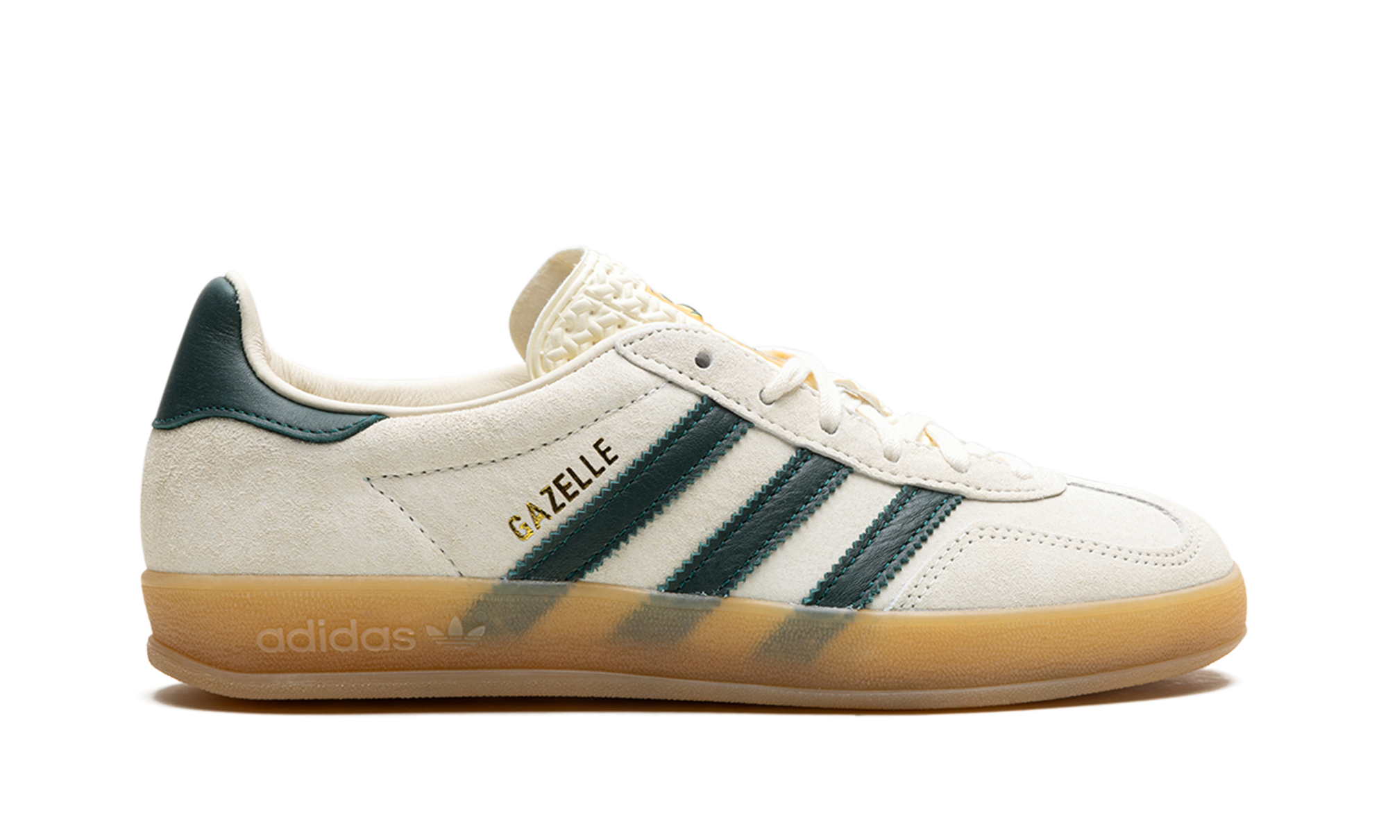 Adidas Gazelle Indoor Cream White Collegiate Green Gum