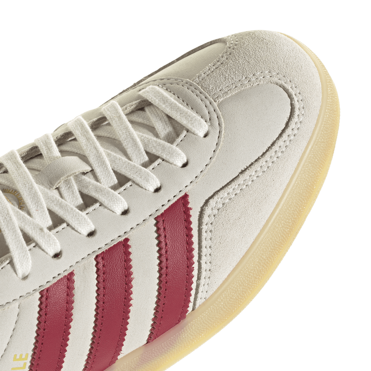 Adidas Gazelle Indoor Cream White Red Gum