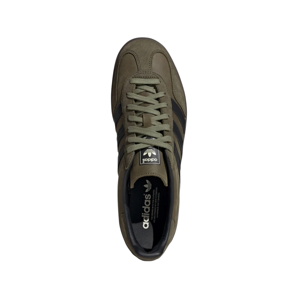 Adidas Gazelle Indoor Focus Olive, Focus Olive/Core Black/Gum 5) (IH4772)