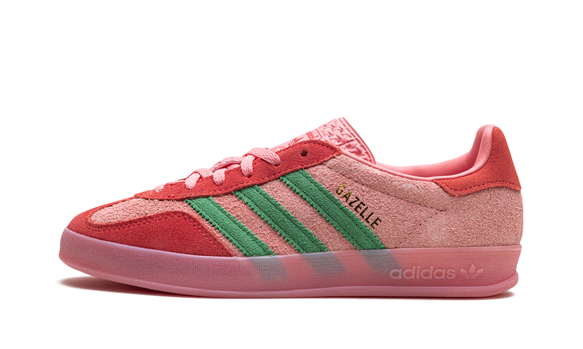 Adidas Gazelle Indoor Semi Pink Spark Preloved Scarlet