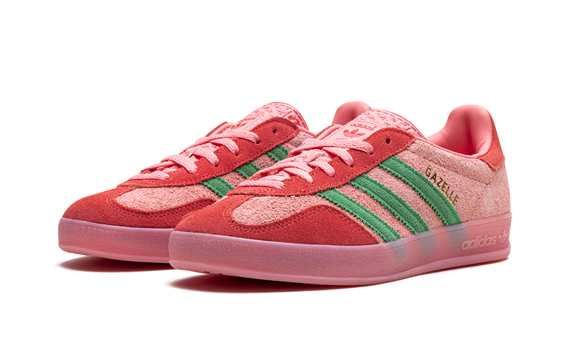Adidas Gazelle Indoor Semi Pink Spark Preloved Scarlet