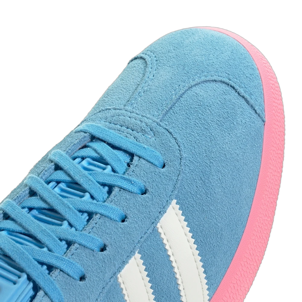 Adidas Gazelle Inter Miami CF Third Kit, Semi Blue Burst/White Tint/Bliss Pink (JR4178)