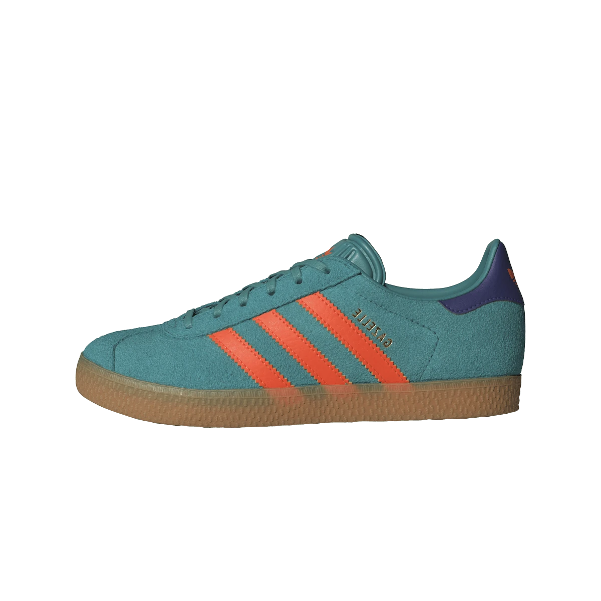 Adidas Gazelle Pure Teal Impact Orange Collegiate Purple