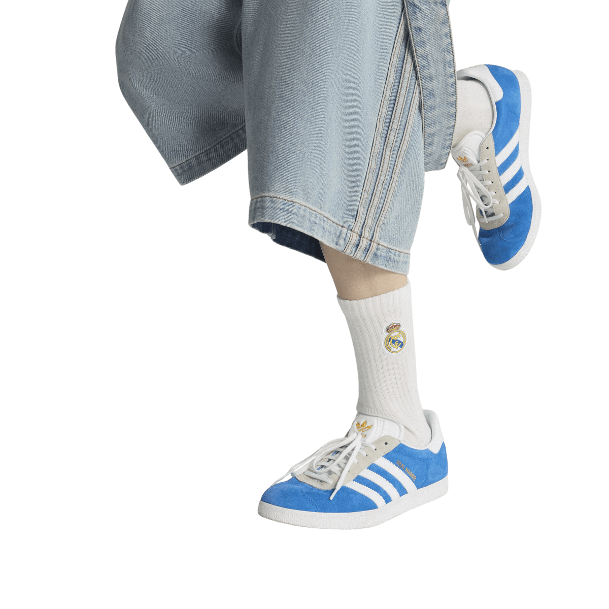 Adidas Gazelle Real Madrid Third Kit Blue Bird