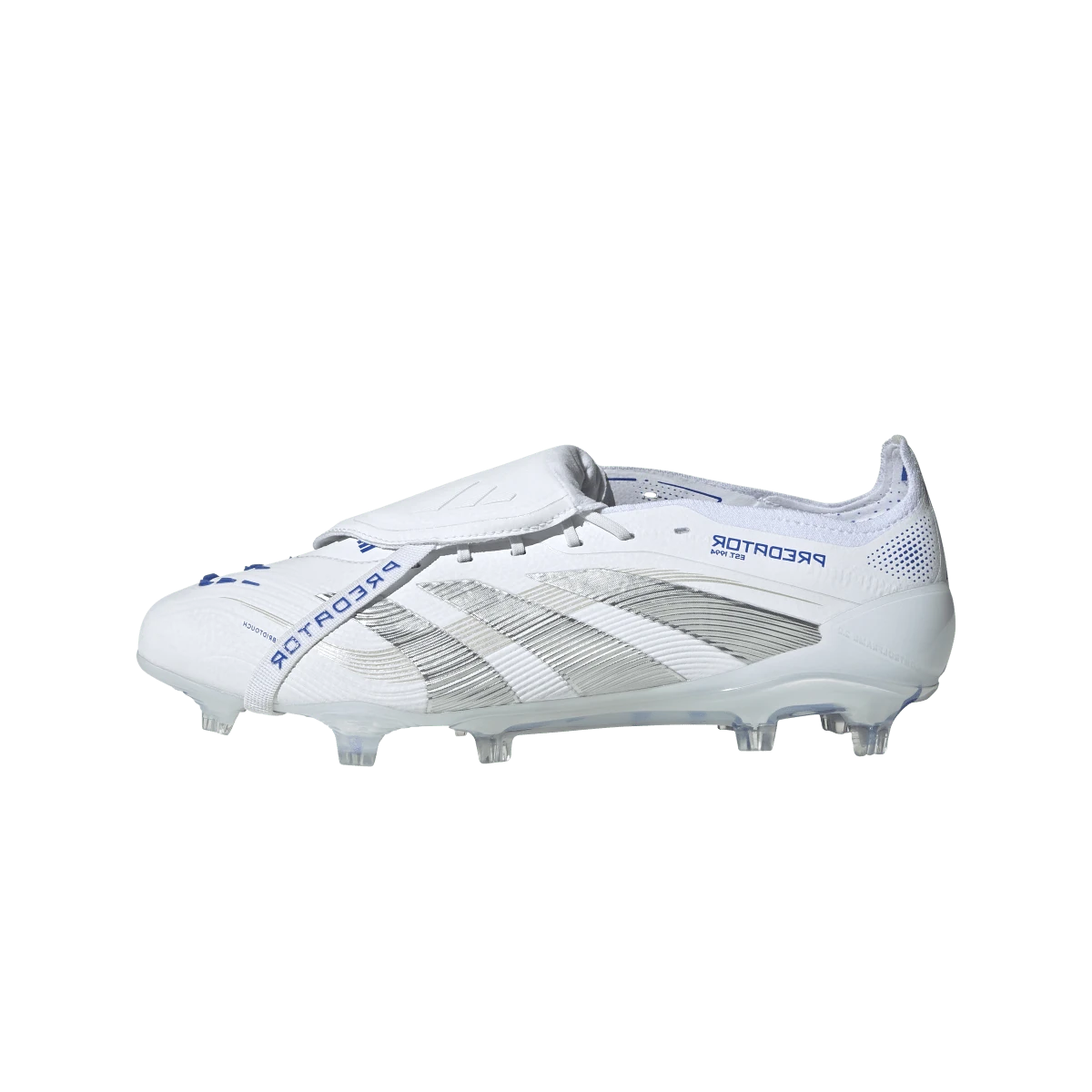 Adidas Predator Elite Foldover Tongue FG Polar Victory Pack, Footwear White/Silver Metallic/Bright Royal (ID8965)
