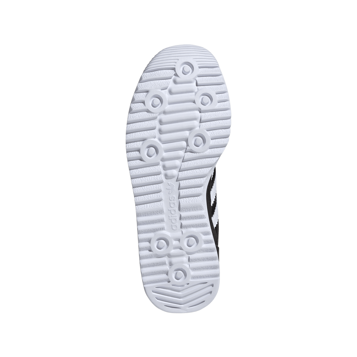 Adidas SL 72 RS Elastic Laces Core Black Cloud White Blue (PS)