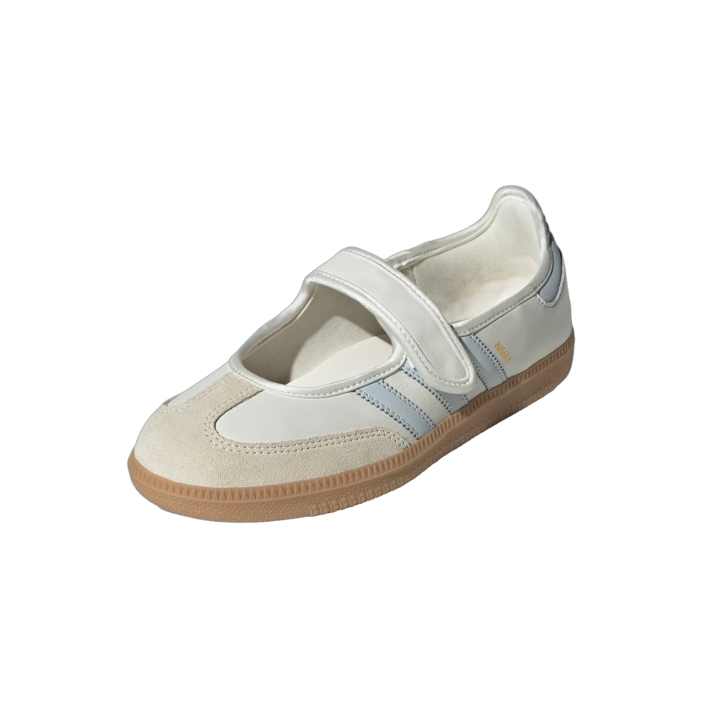 Adidas Samba Jane White Blue Gum, Cloud White/Gum 3/Halo Blue (JR7339)