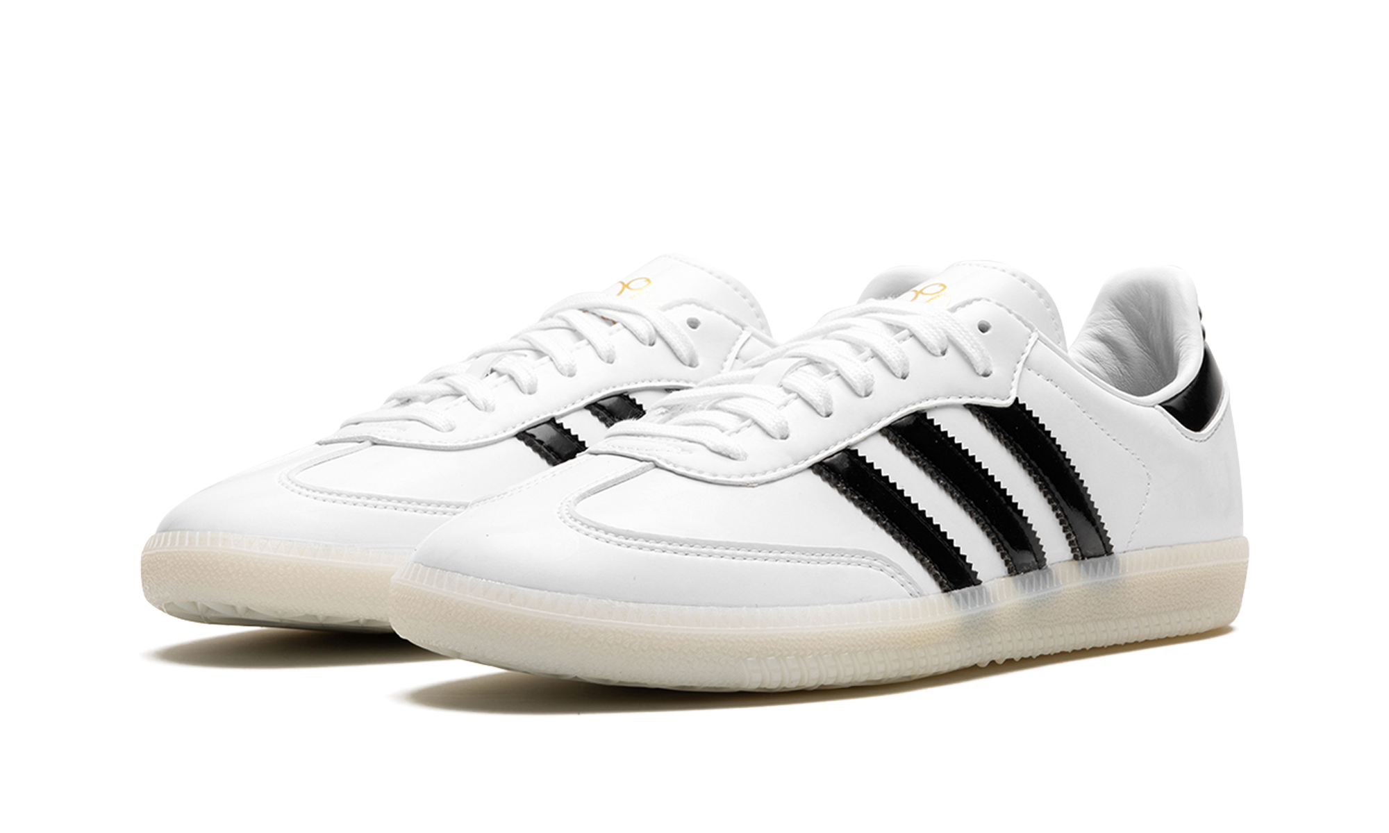 Adidas Samba Jason Dill White Black Patent