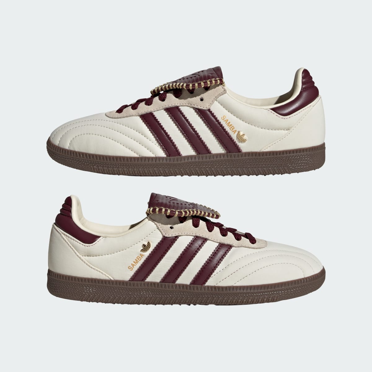 Adidas Samba LT Cream White Maroon