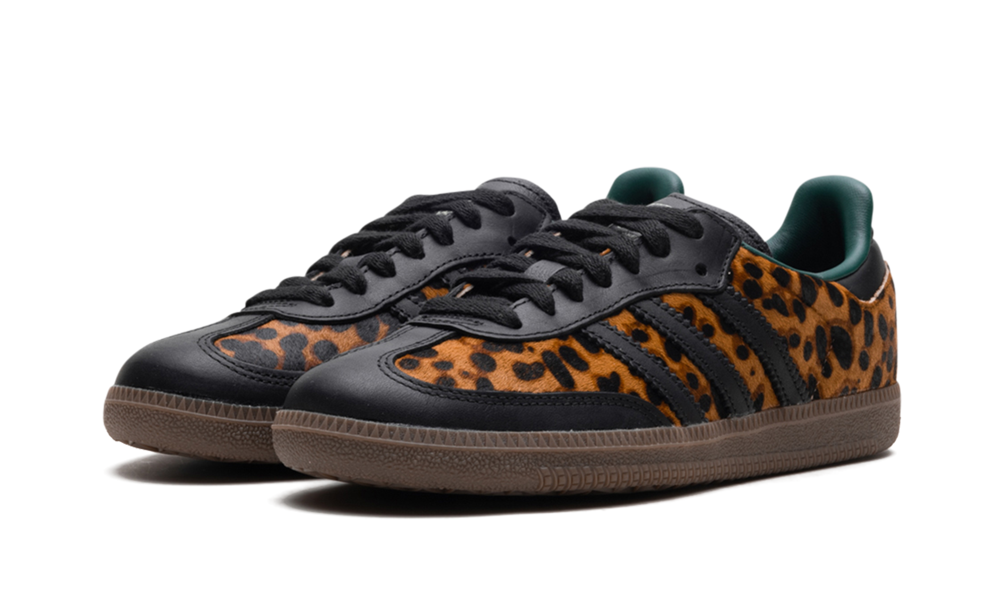 Adidas Samba OG Black Green Leopard