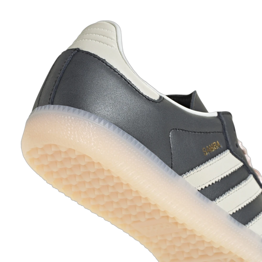 Adidas Samba OG Black Pink Ribbon Laces, Black/Beige/Pink (IH8047)