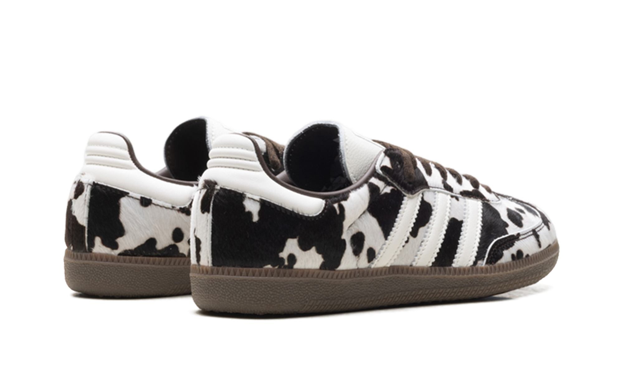 Adidas Samba OG Cow Print Dark Brown White