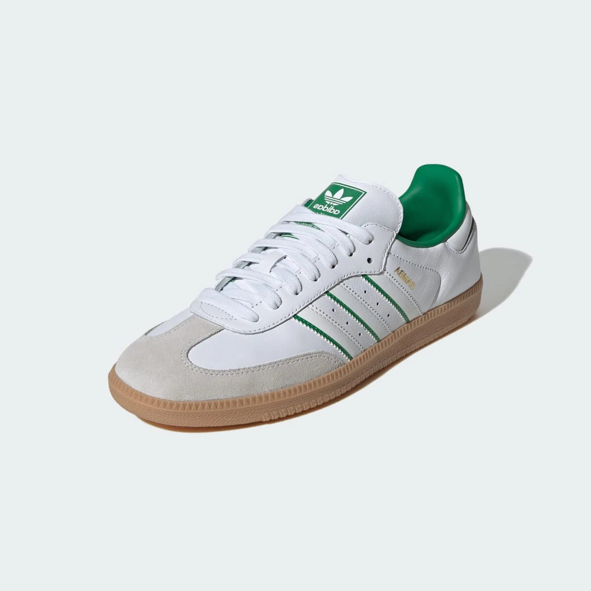 Adidas Samba OG Crystal White Green, Cloud White/Crystal White/Green (JI2044)