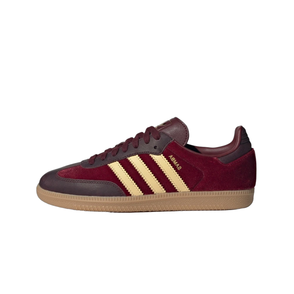 Adidas Samba OG Shadow Red Velvet, Shadow Red/Maroon/Gum (JS1394)