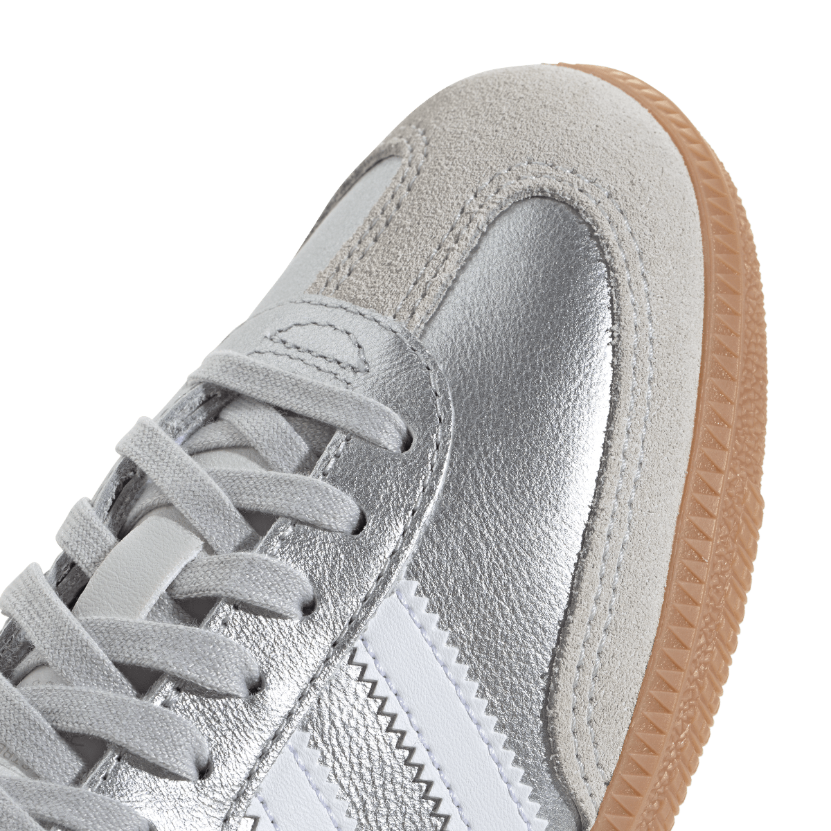 Adidas Samba OG Silver Metallic Cloud White Gum