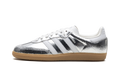 Adidas Samba OG Silver Metallic Cracked Leather
