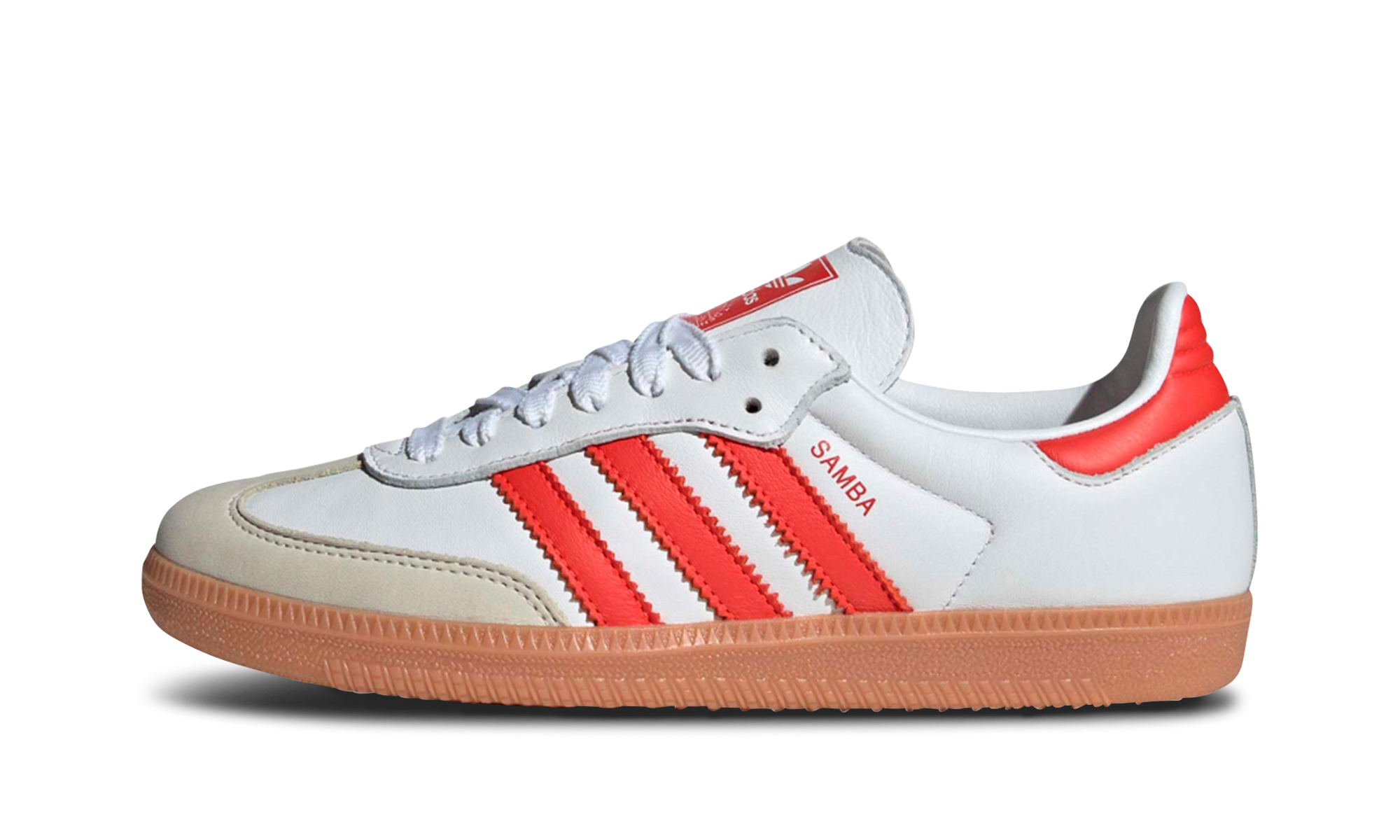 Adidas Samba OG White Solar Red Gum
