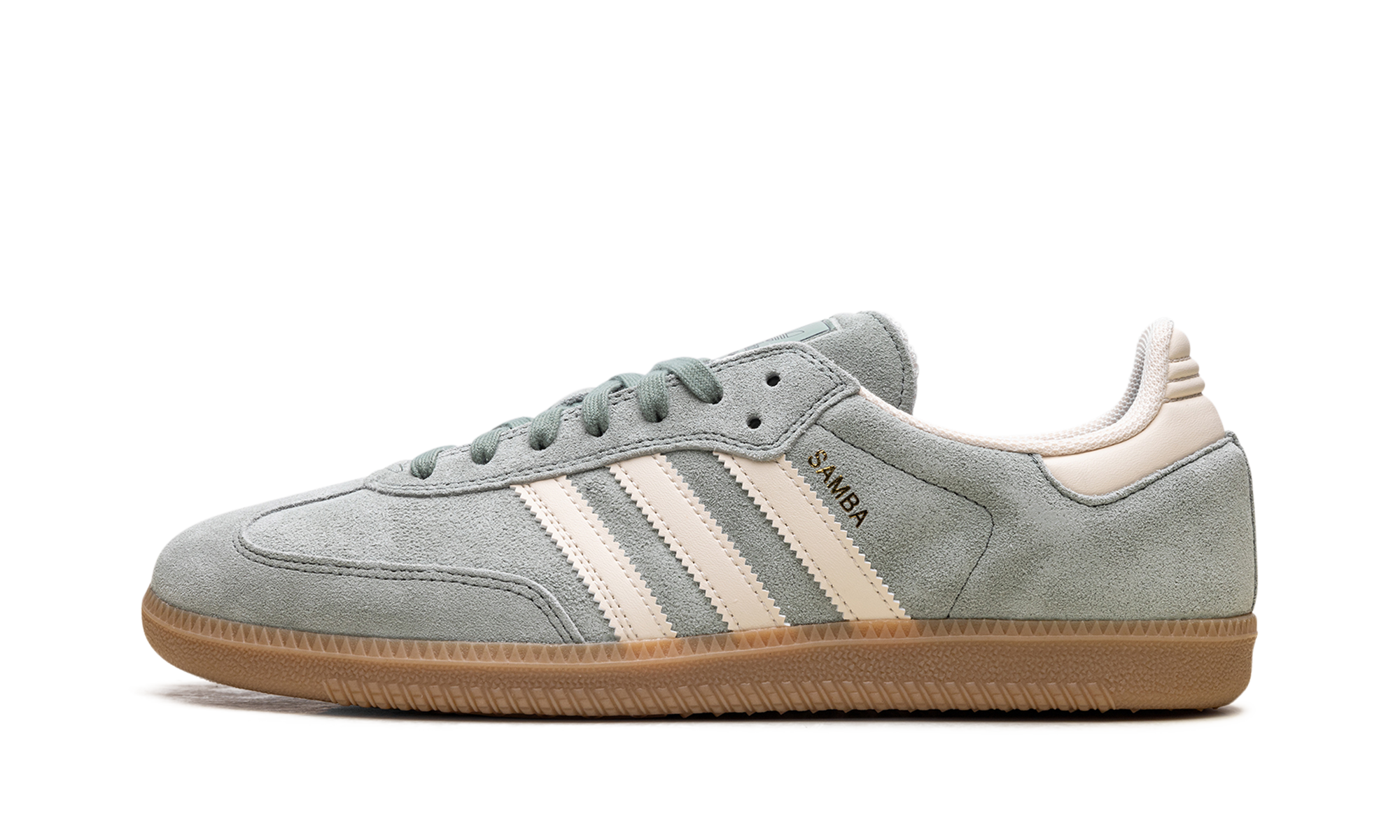 Adidas Samba Silver Green Wonder White