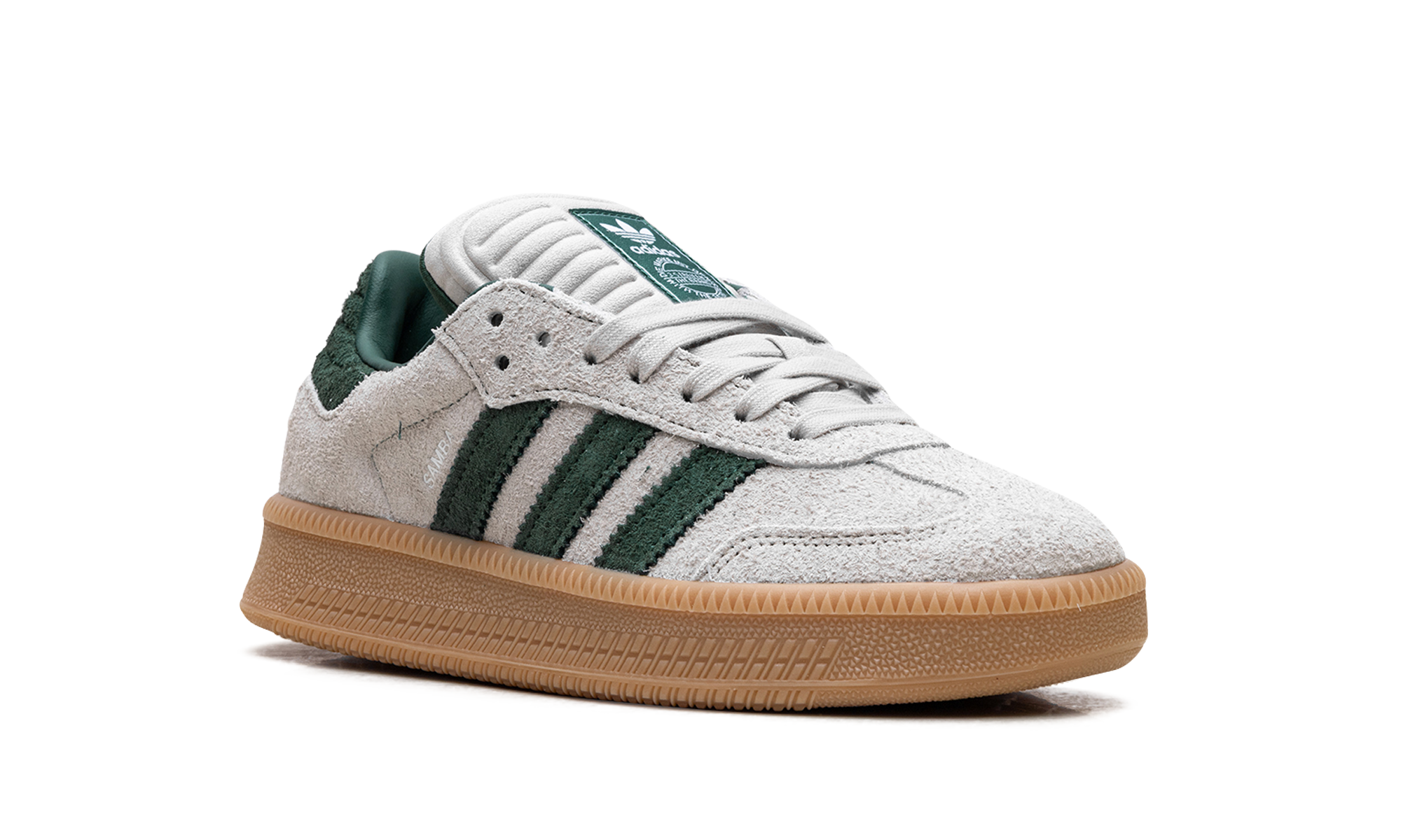 Adidas Samba XLG Putty Grey Collegiate Green
