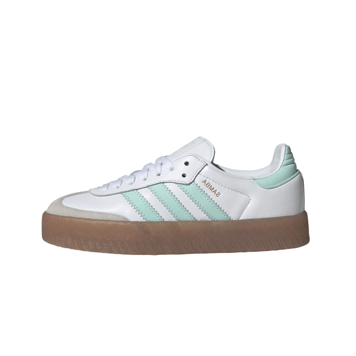 Adidas Sambae Cloud White Clear Mint Gold Metallic