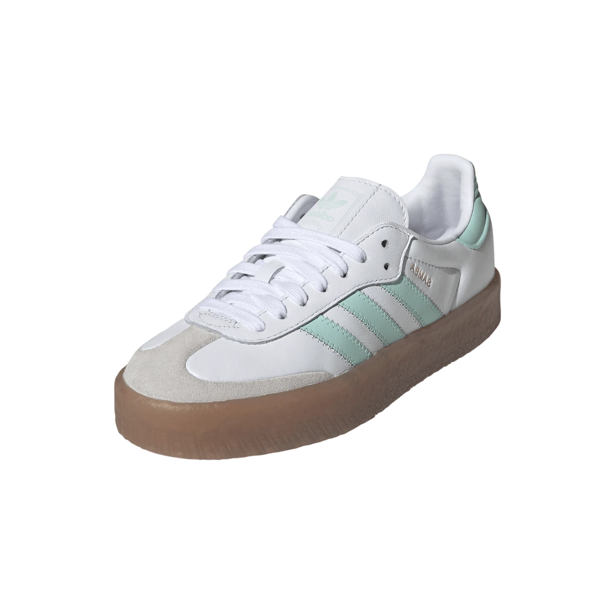 Adidas Sambae Cloud White Clear Mint Gold Metallic