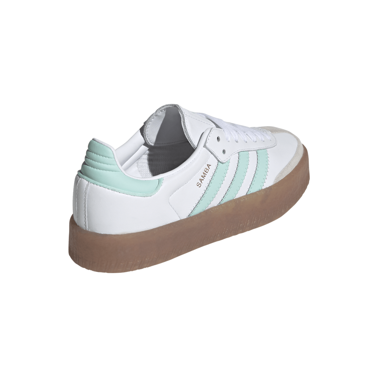 Adidas Sambae Cloud White Clear Mint Gold Metallic