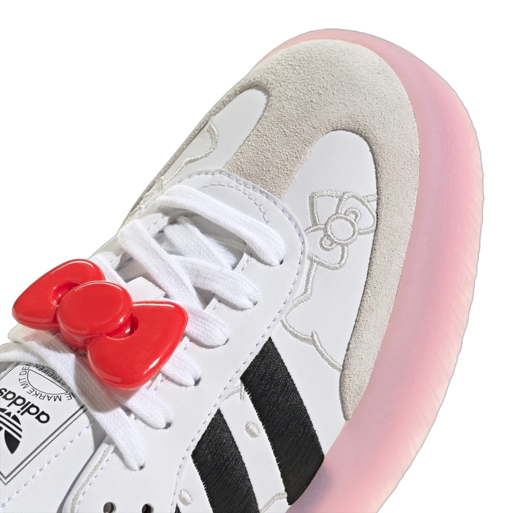 Adidas Sambae Hello Kitty, White/Core Black/Clear Pink (IG4450)