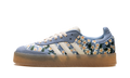 Adidas Sambae Liberty London Floral Embroidery Blue Cream White