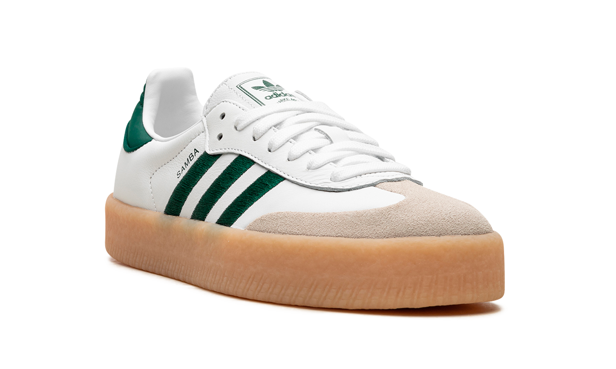 Adidas Sambae White Collegiate Green Gum