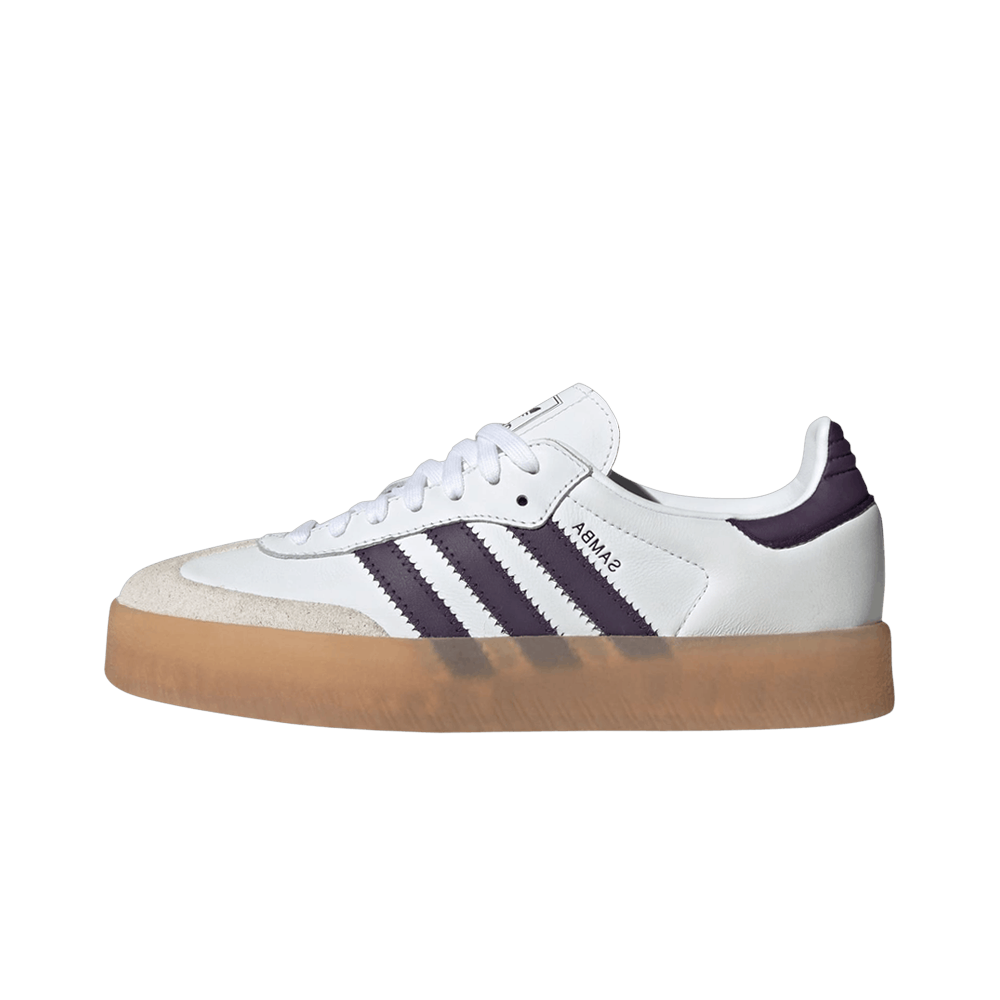 Adidas Sambae White Off White Aurora Plum