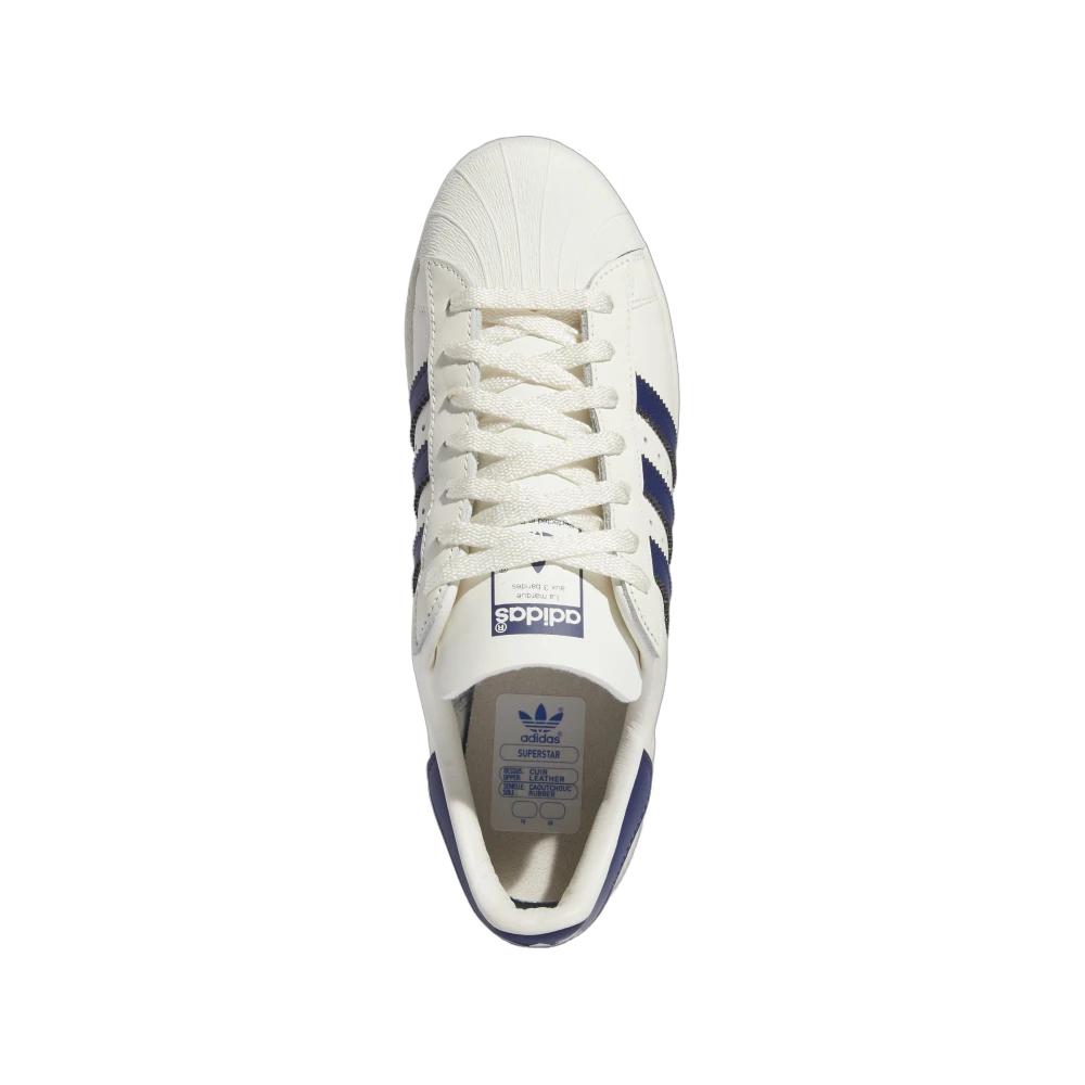 Adidas Superstar 82 White Dark Blue, Cloud White/Dark Blue/Cream White (GZ1537)