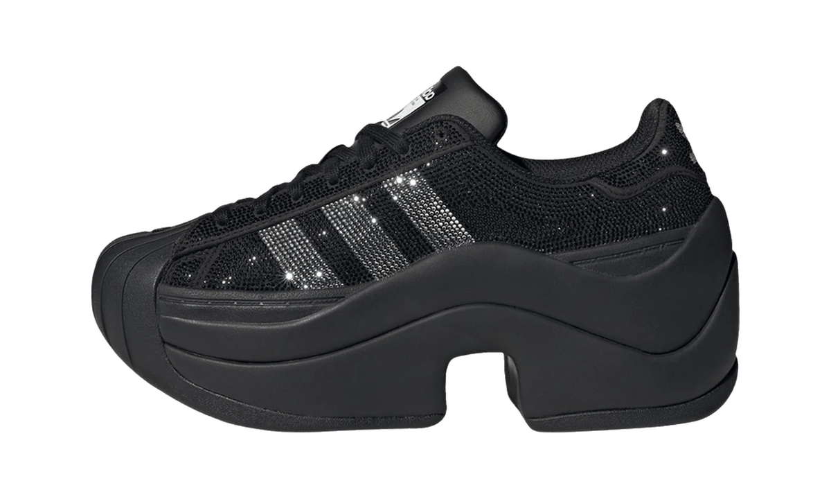 Adidas Superstar Bold Rhinestone Black Silver