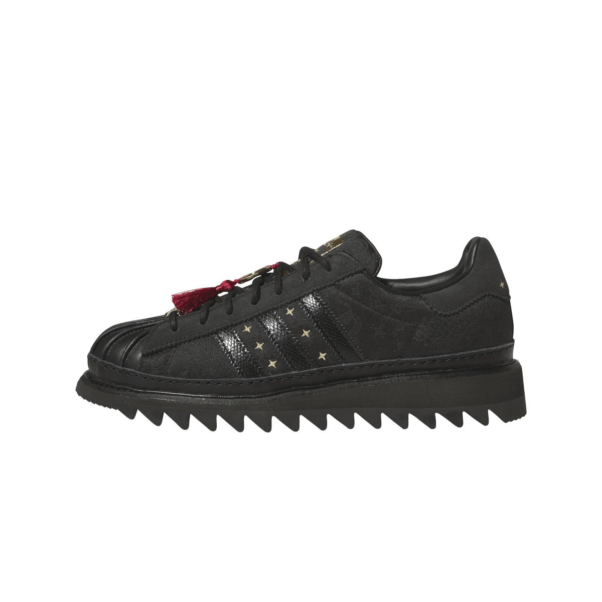 Adidas Superstar CLOT By Edison Chen Chinese New Year, Core Black/Carbon/Gold Metallic (JR5114)