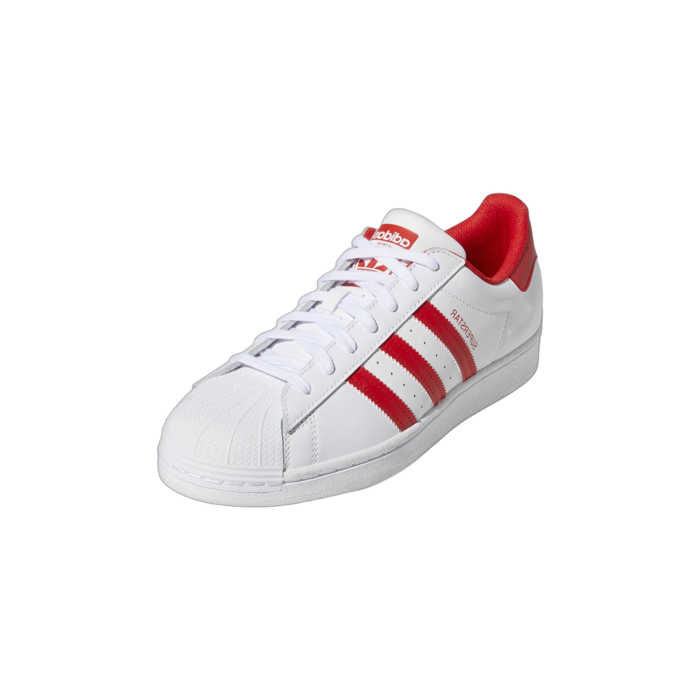 Adidas Superstar Cloud White Vivid Red, Cloud White/Vivid Red/Cloud White (GZ3741)