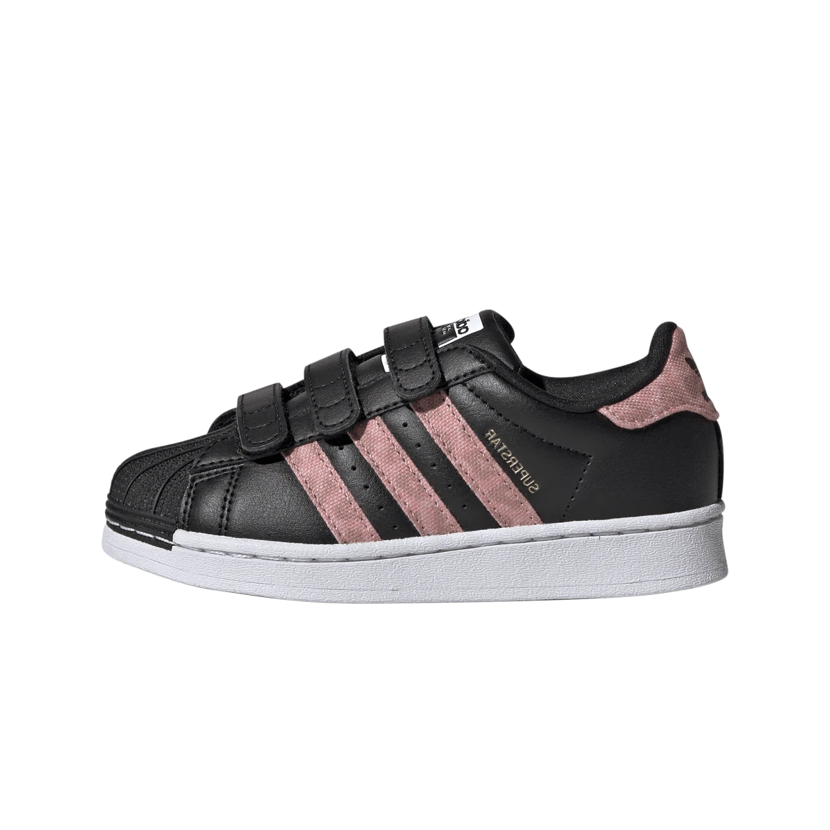 Adidas Superstar Comfort Closure Core Black Gold Metallic (PS)