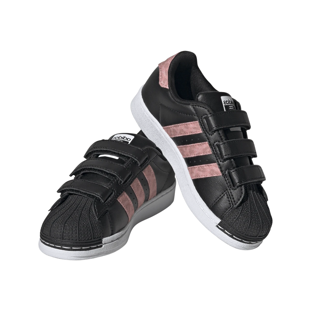 Adidas Superstar Comfort Closure Core Black Gold Metallic (PS)