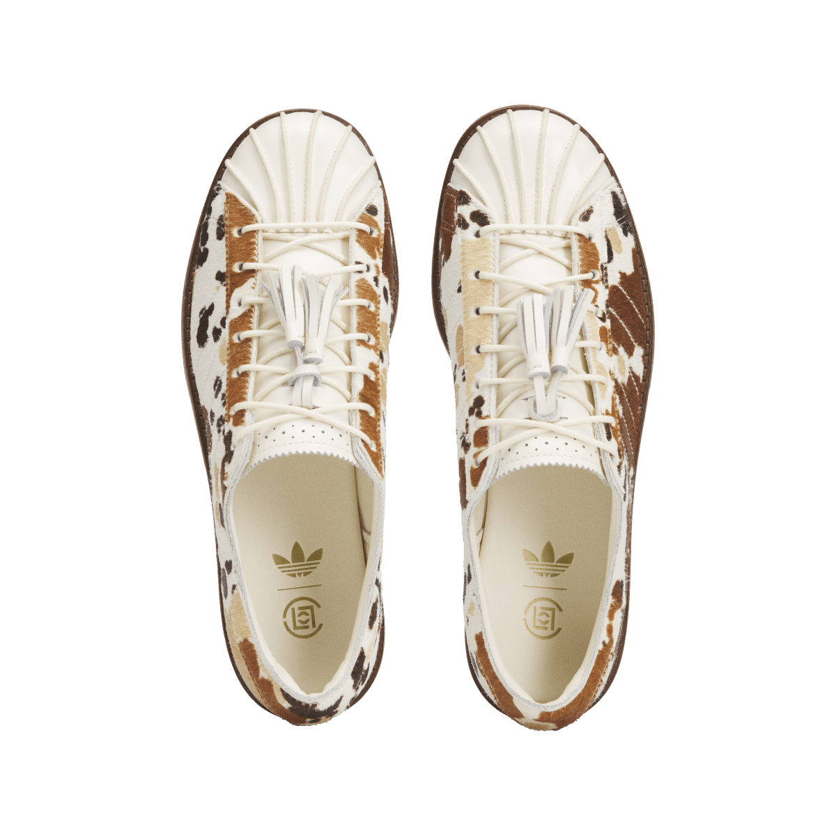 Adidas Superstar Dress Shoe CLOT by Edison Chen Cow Print