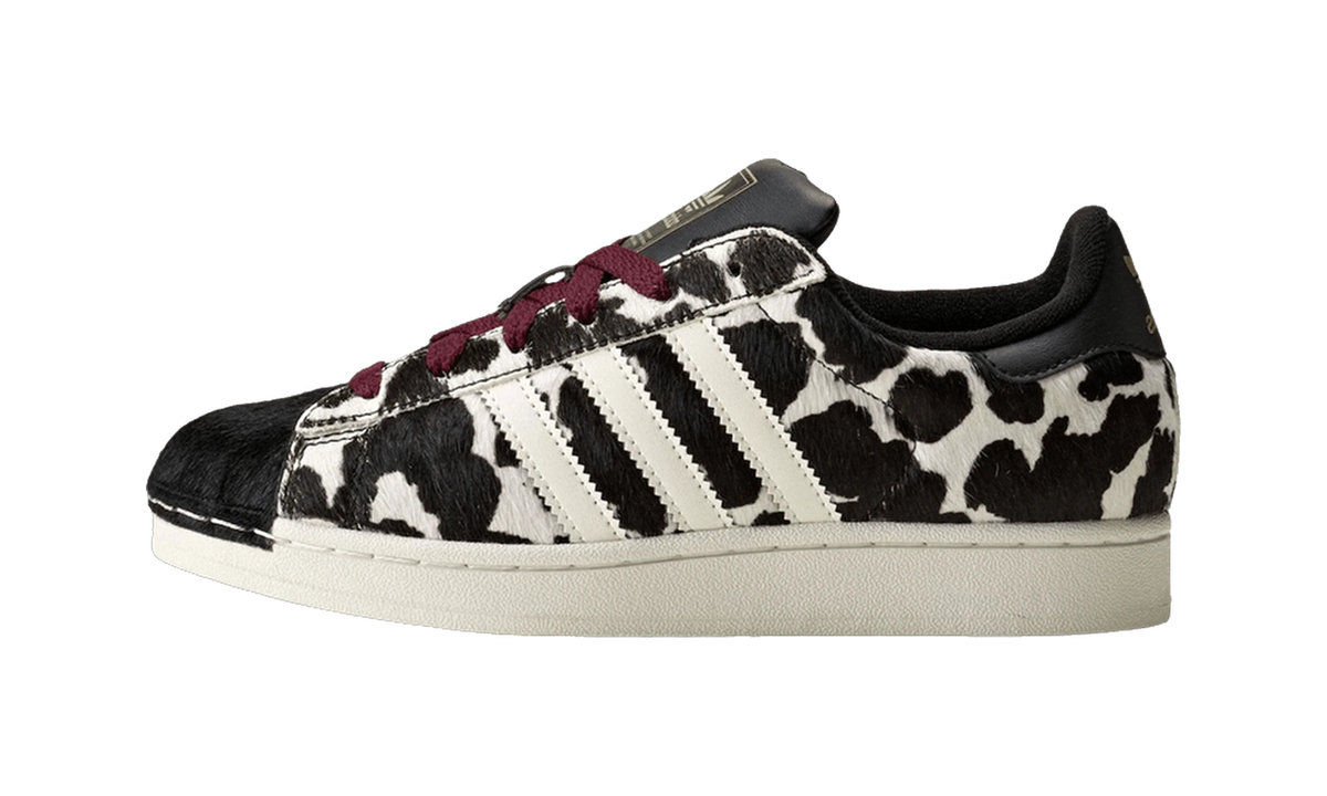 Adidas Superstar II Cow Print Black Off White Women's