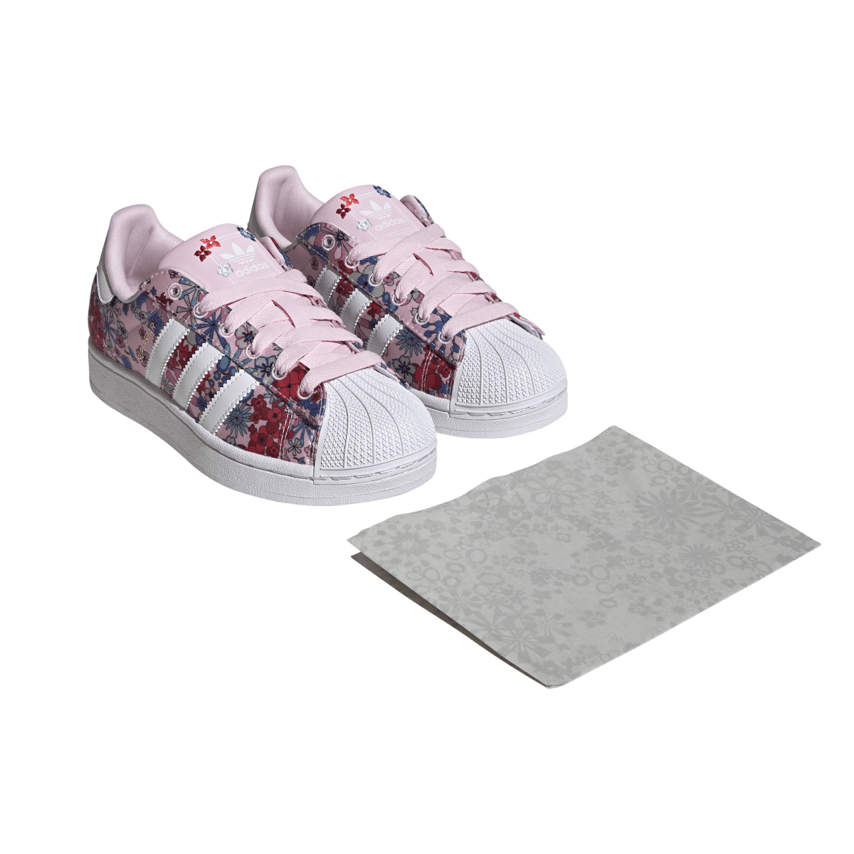Adidas Superstar II Liberty London Clear Pink Floral