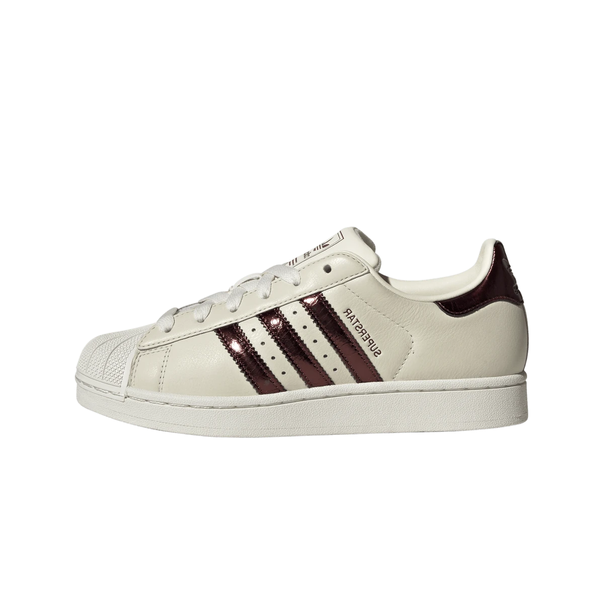 Adidas Superstar II Off White Maroon Gold Metallic