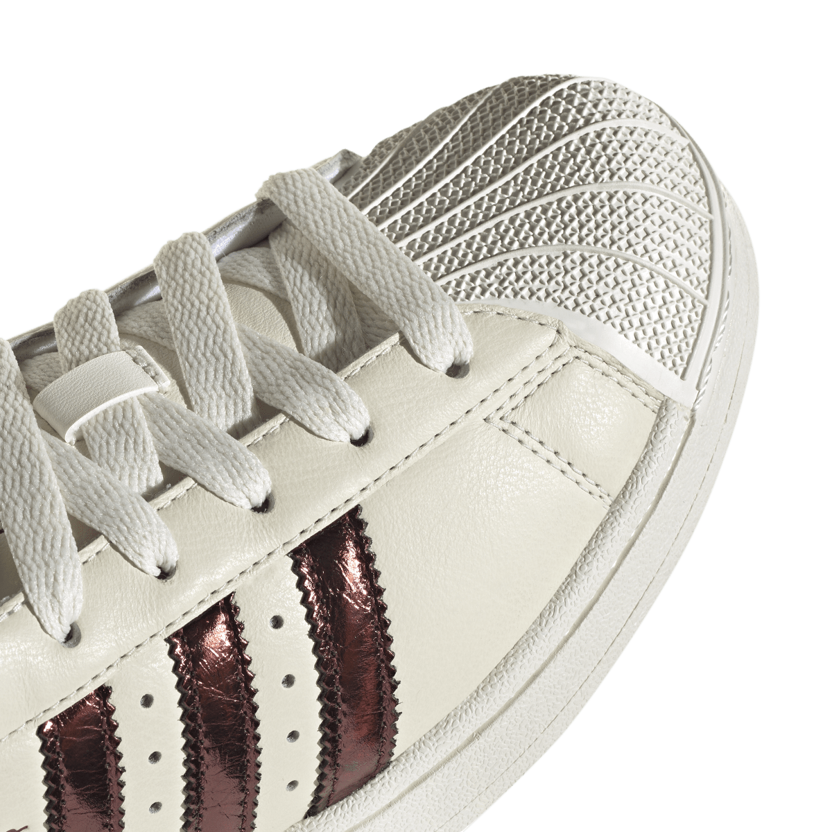 Adidas Superstar II Off White Maroon Gold Metallic