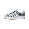 Adidas Superstar II Patent Snakeskin Silver Metallic
