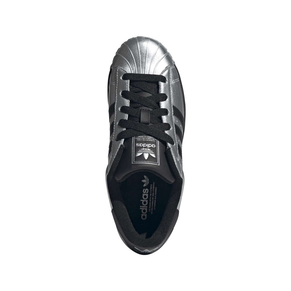 Adidas Superstar II Silver Metallic Black