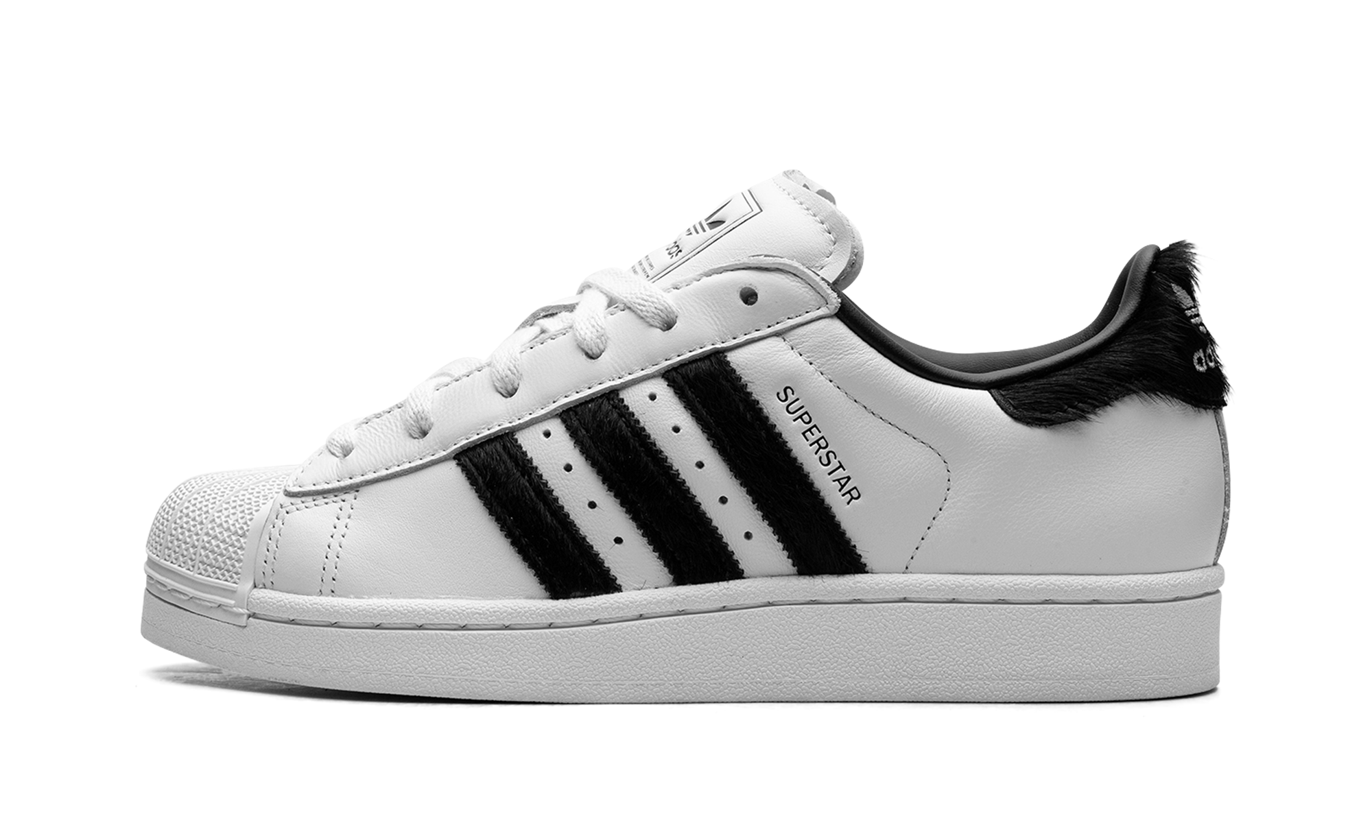 Adidas Superstar II White Black Pony Hair