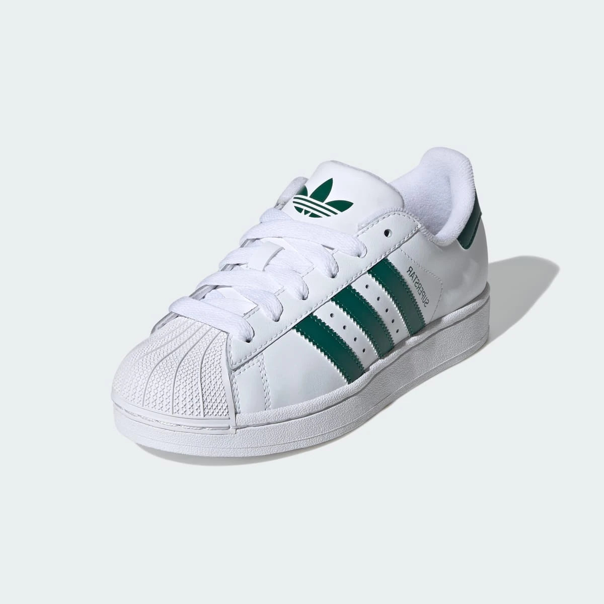 Adidas Superstar II White Collegiate Green