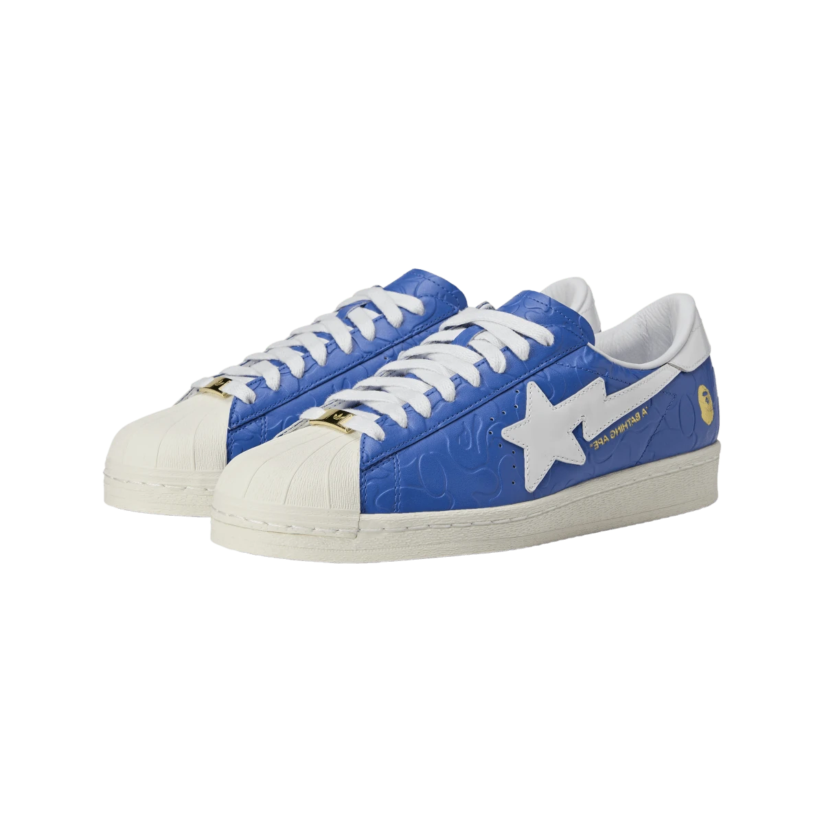 Adidas Superstar Vintage Bape Blue White, Blue/White (JR2702)