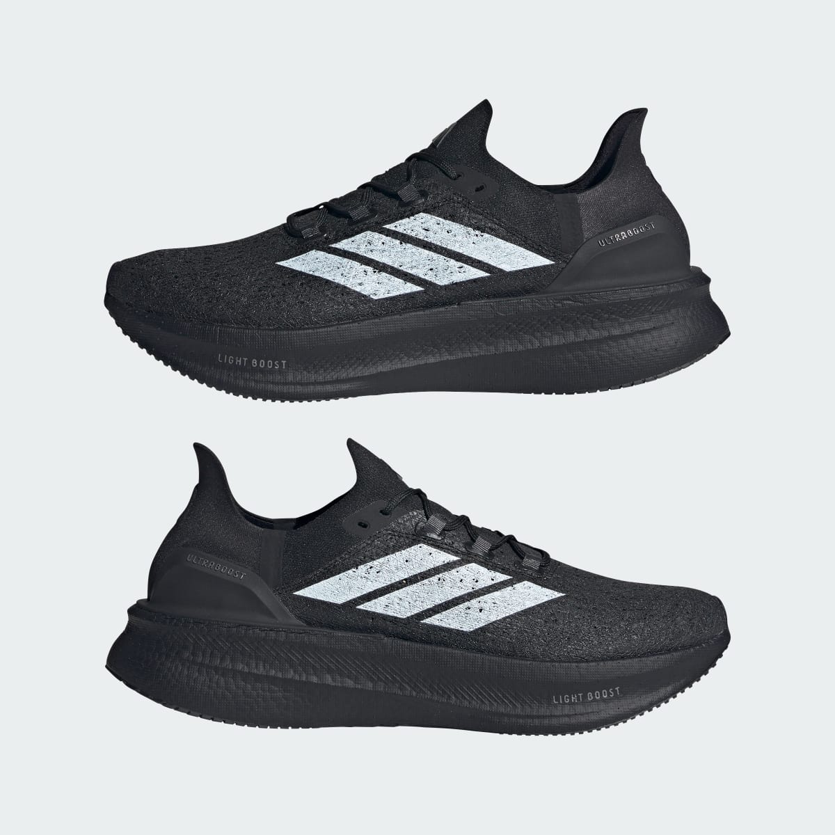 Adidas Ultra Boost 5 Strung Core Black Cloud White Iron Metallic