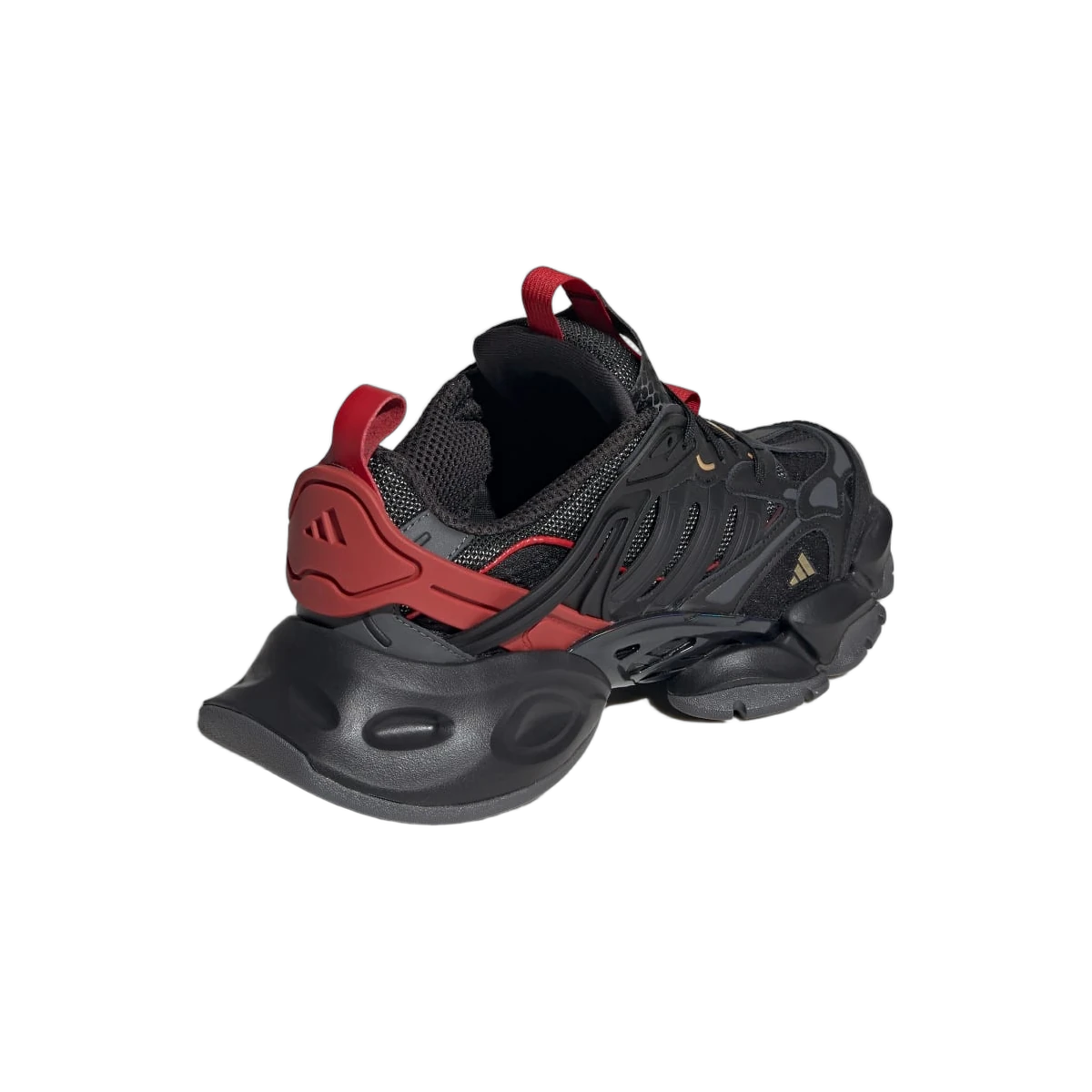 Adidas XLG Runner Deluxe Black Gold Metallic Red